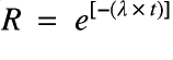 Lusser's equation for reliability with random failures