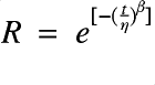 Weibull distribution with known failure modes